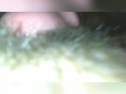 Wet teen pussy gets cummed on by big white dick 6/16