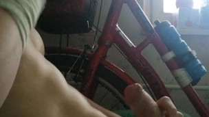 Teen athlete HUGE convulsing cumshot