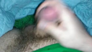 Uncut cum shot