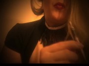 Carlycurvy smokes and plays with pussy in black heels 15/16