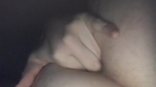 blonde playing with his tight hole