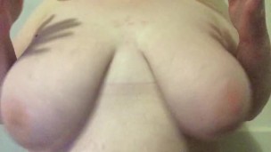 Playing with my Huge Tits