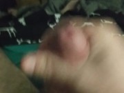 Amazing cum shot.  Solo play
