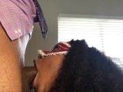 Nasty blowjob at the office with cumshot 1/16