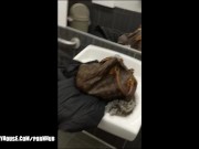 Public Bathroom Blowjob Ends with Huge Spray Facial Cumshot - Heather Kane 2/16