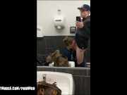 Public Bathroom Blowjob Ends with Huge Spray Facial Cumshot - Heather Kane 5/16