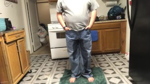 Casual Pee in my Jeans in the Kitchen