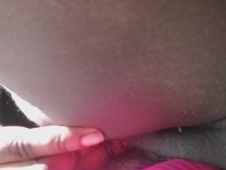 Cum in car cream wet pussy