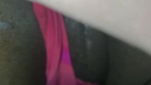 sexy ebony takes dildo