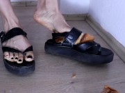 Bread Crush with Black Platform Sandals