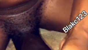 huge black dick cums in bathroom moans and plays with it