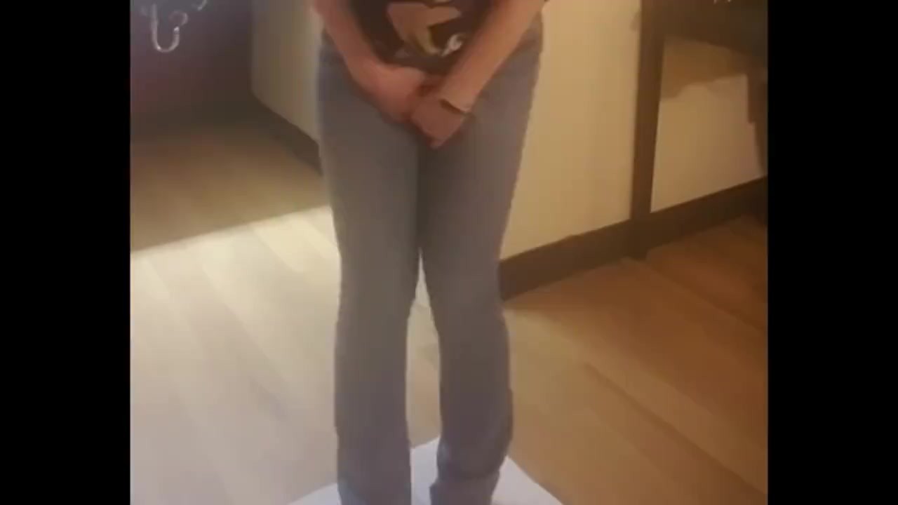 Pee Desperation and Jeans Wetting - Free Sex Video - RedTube