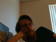 I lay down in bed with you while you masturbate then I get up and leave