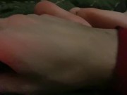 I Let Him Play With My Sweet Ginger Soles and Toes While Watching TV in Bed 8/16