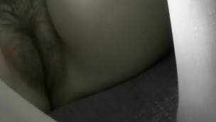 Sexy girl spied on by roommate