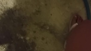 Garage floor piss