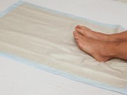 Kompletter Fuß mit Fernse der Krankenschwester im Arsch versenkt 1/16