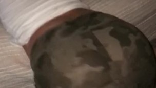 Big Booty Wife Shakes Ass and Licks Cum