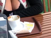 Public female orgasm interactive toy beautiful face agony torture 12/16