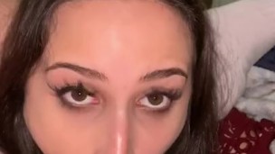 Ashley Adams giving me sloppy toppy like it’s her Job
