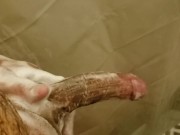 Soapy shower dick