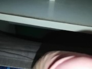 New amateur jerks his large dick to weird furryporn and has huge cumshot!!