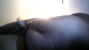 big dick super sized guy trying hard to cum
