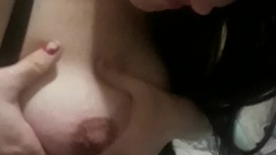 Milking my boobs