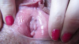 Close Up Masturbation With Hitachi Big Clit Pussy Orgasm