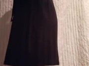 Boy wears a Black Skirt