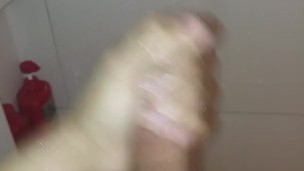 Nutting in the shower