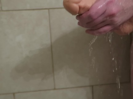 Girlfriend Masturbates In Shower And Apologizes For Cumming Too Soon