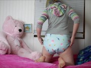 Forsite under the sea diaper review part 2~ see me wear and wet them! 4/16