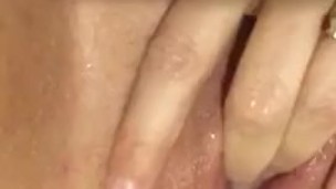 MILF Fingers Her Dripping Wet Pussy