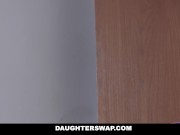 daughter swap - Cute Teens Swap Blowjobs With Big Dick Dads 1/16