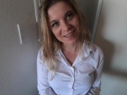 Sexy blonde neighbor welcomes me to the neighborhood 1/16