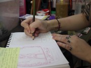 Q n A - Art Timelaps - The Magician Tarot Card