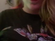Me playing with my tits