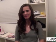 Squirting Christmas moments with sexy Lily Carter