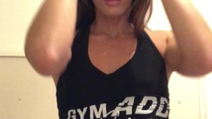 Feeling sexy before going to the GYM