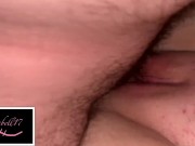 Getting fucked while using a vibrator on clit moaning to orgasm 3/16