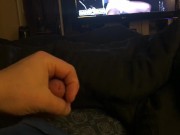 I just had to stroke my cock!