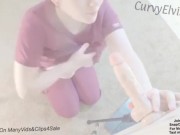 Seductive nurse blowjob scrubs medical fetish deep throat cocksucking 13/16