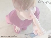 Seductive nurse blowjob scrubs medical fetish deep throat cocksucking 3/16