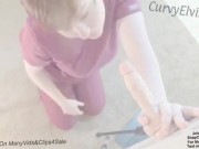 Seductive nurse blowjob scrubs medical fetish deep throat cocksucking 4/16