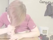 scrubs blowjob- pov nurse deep throat cock worship 11/16