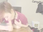 scrubs blowjob- pov nurse deep throat cock worship 15/16