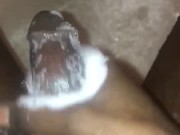 In the shower