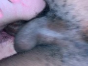 Amateur wet Bbw: she drooled all over my dick while my stepmom watches tv in.P1 15/16