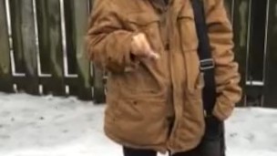 Miss Dee Nicotine Smoking in the Rain